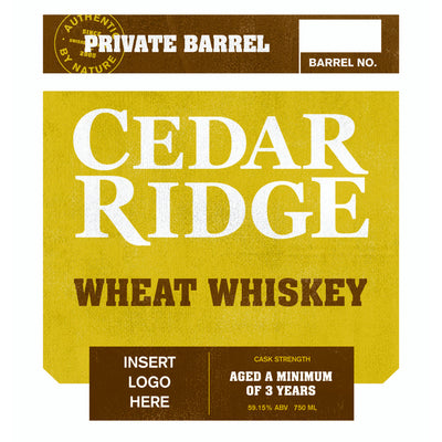 Cedar Ridge Private Barrel Wheat Whiskey - Goro's Liquor