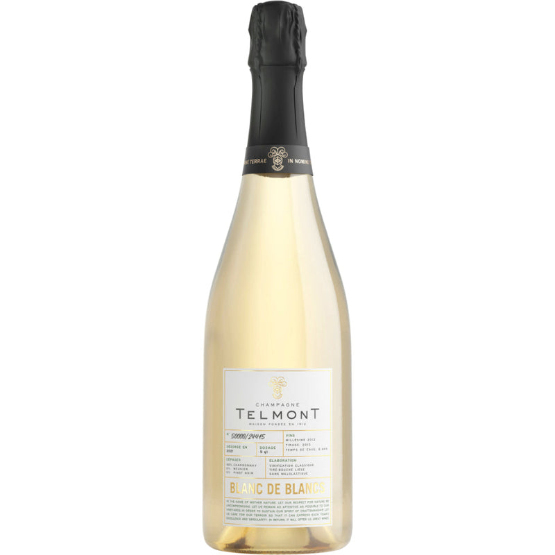 Champagne Telmont Blanc de Blancs 2012 by Leonardo DiCaprio - Goro&