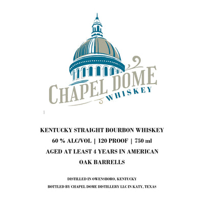 Chapel Dome Kentucky Straight Bourbon - Goro's Liquor