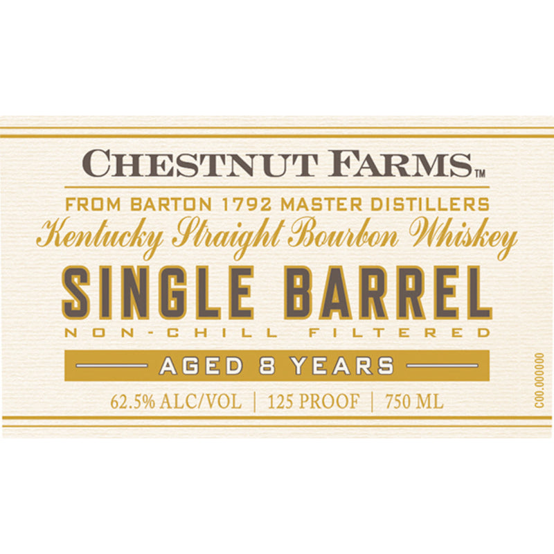 Chestnut Farms 8 Year Old Single Barrel Kentucky Straight Bourbon - Goro&