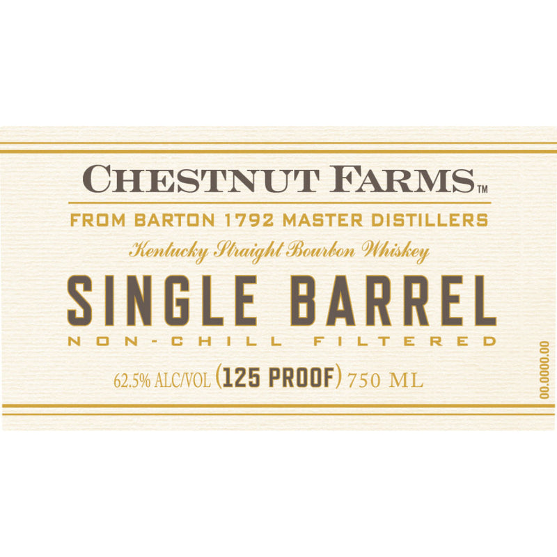 Chestnut Farms Single Barrel Kentucky Straight Bourbon - Goro&