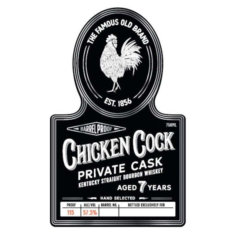 Chicken Cock 7 Year Old Private Cask Bourbon - Goro&