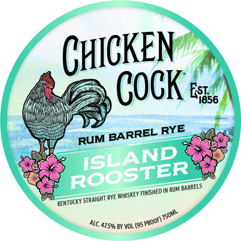 Chicken Cock Island Rooster Rum Barrel Straight Rye - Goro&
