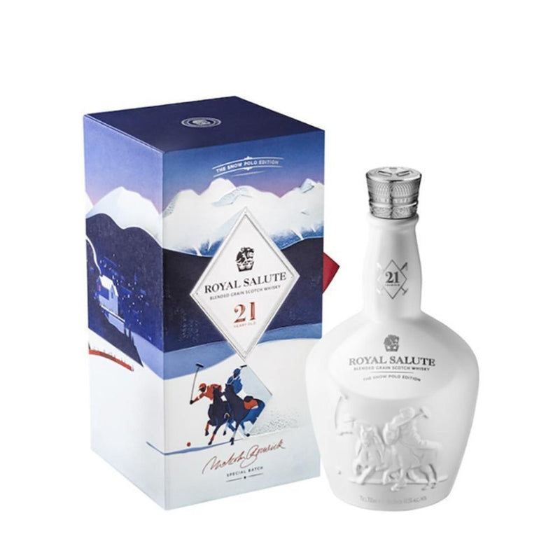 Chivas Regal Royal Salute 21 Year Old Snow Polo Edition Scotch Chivas Regal