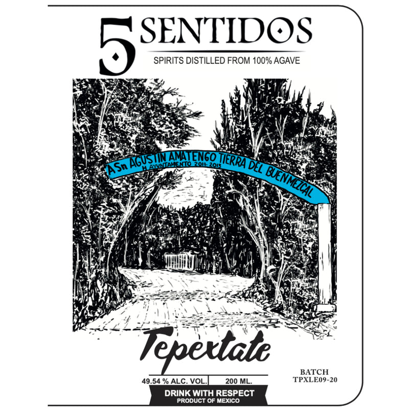 Cinco Sentidos Tepextate Mezcal - Goro&