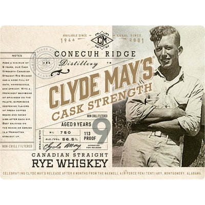 Clyde May’s 9 Year Old Cask Strength Canadian Straight Rye Whiskey - Goro's Liquor