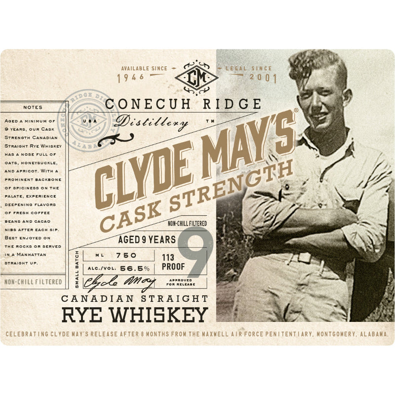 Clyde May’s 9 Year Old Cask Strength Canadian Straight Rye Whiskey - Goro&