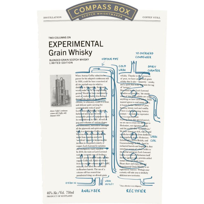 Compass Box Experimental Grain Whisky Limited Edition - Goro&