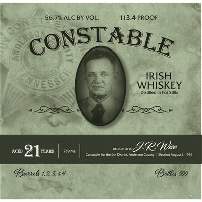 Constable 21 Year Old Irish Whiskey - Goro's Liquor