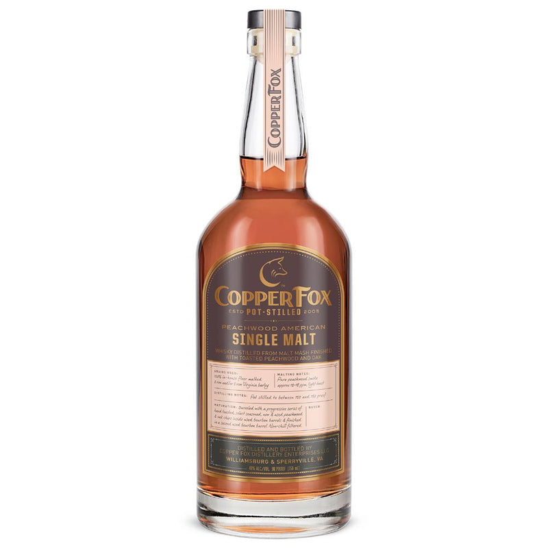 Copper Fox Peachwood American Single Malt Whisky - Goro&