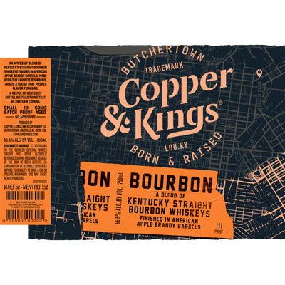 Copper & King’s Bourbon Finished in American Apple Brandy Barrels - Goro's Liquor