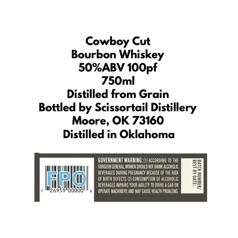 Cowboy Cut Bourbon Whiskey - Goro&