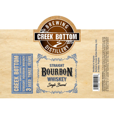 Creek Bottom Single Barrel Straight Bourbon - Goro's Liquor