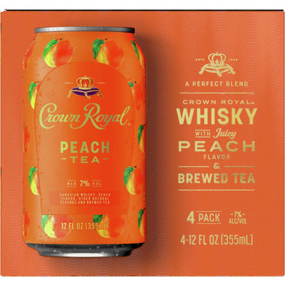 Crown Royal Peach Tea Canned Cocktail - Goro's Liquor
