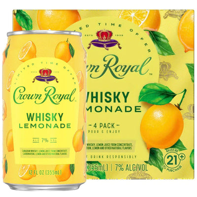 Crown Royal Whisky Lemonade Canned Cocktails 4 Pack - Goro's Liquor