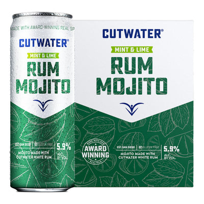 Cutwater Rum Mojito Canned Cocktail 4pk - Goro's Liquor