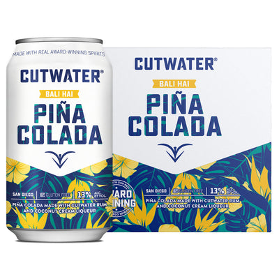 Cutwater Spirits Pina Colada (4 Pack – 12 Ounce Cans) - Goro's Liquor