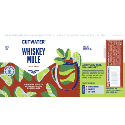 Cutwater Whiskey Mule Canned Cocktail - Goro's Liquor