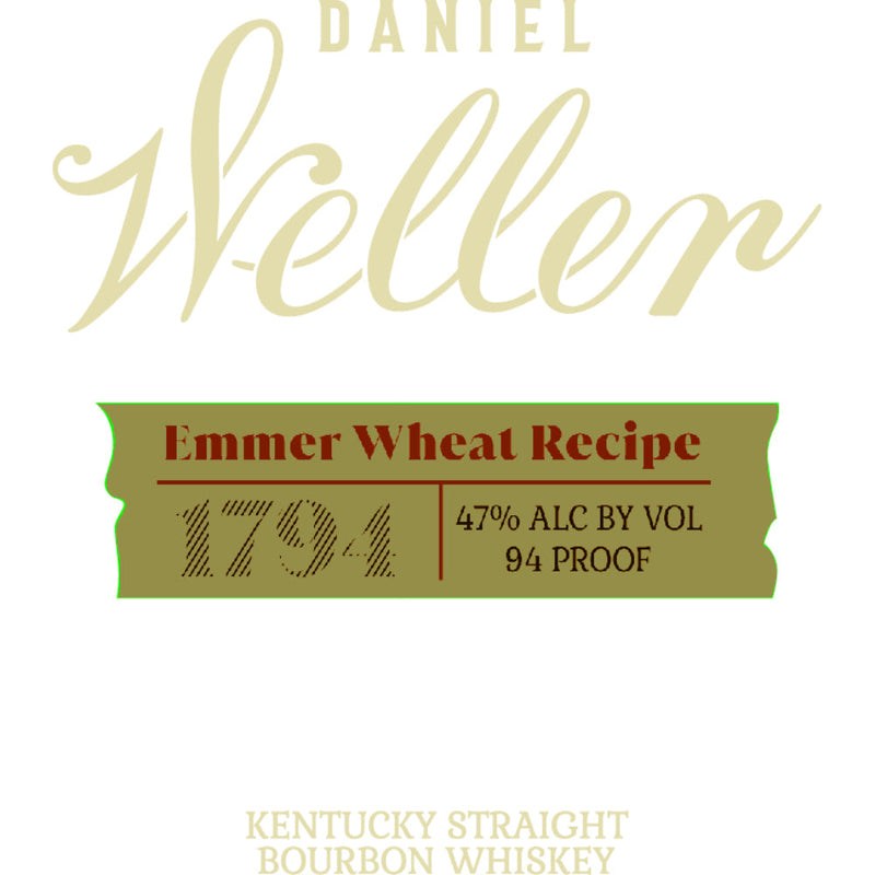 Daniel Weller Emmer Wheat Recipe Kentucky Straight Bourbon - Goro&