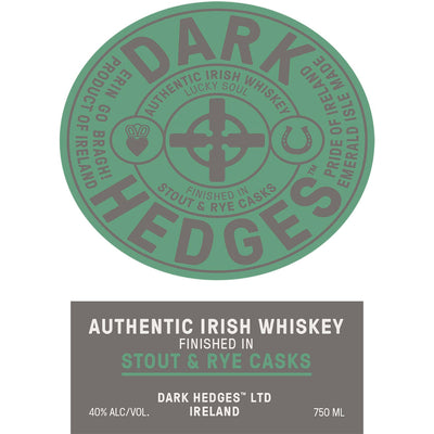 Dark Hedges Irish Whiskey Finished in Stout & Rye Casks - Goro's Liquor