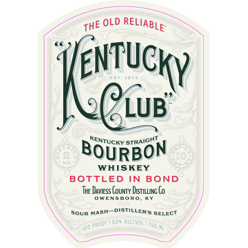 Daviess County Kentucky Club Bottled In Bond Bourbon - Goro&