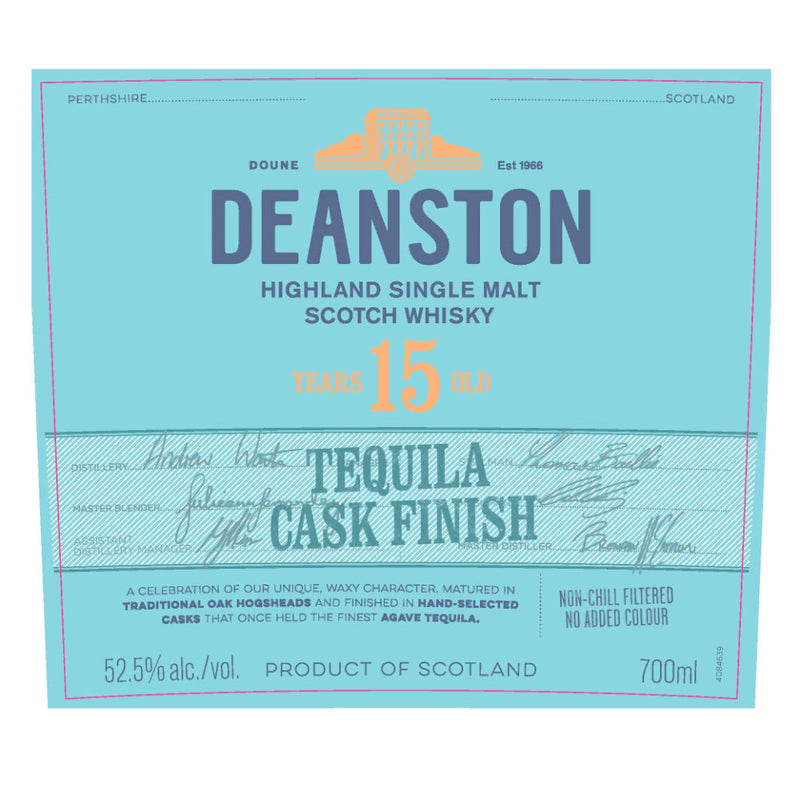 Deanston 15 Year Old Tequila Cask Finish - Goro&