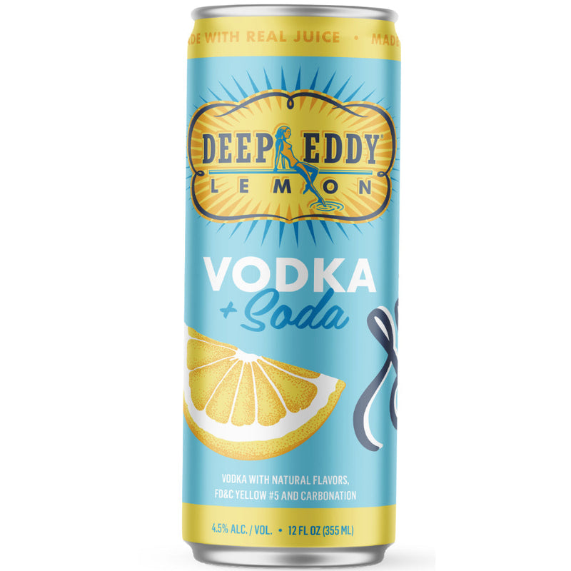 Deep Eddy Lemon Vodka Soda 4 Pack - Goro&