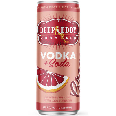 Deep Eddy Ruby Red Vodka Soda 4 Pack - Goro's Liquor