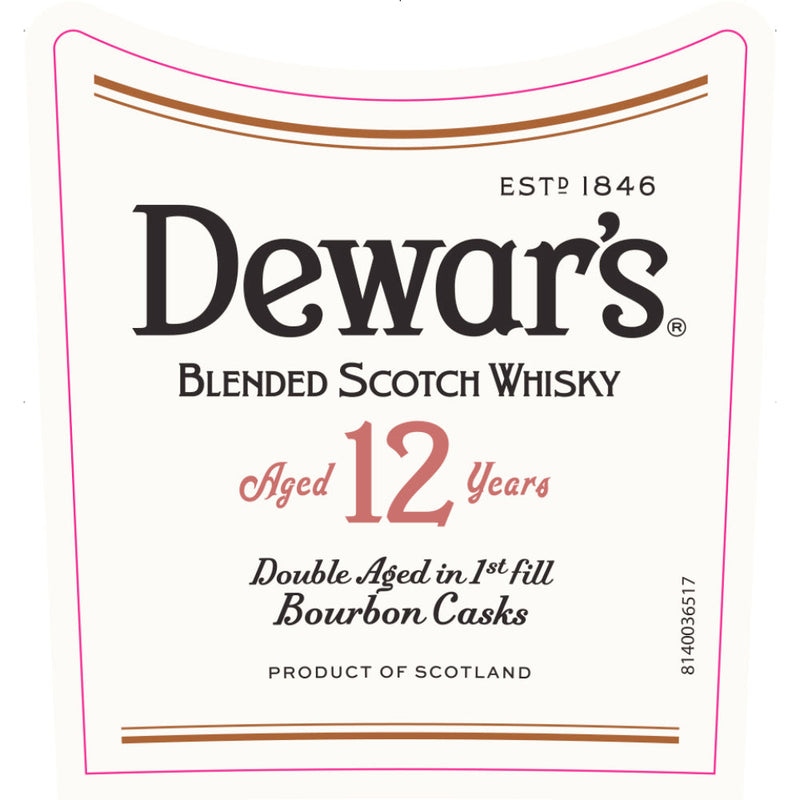 Dewar’s 12 Year Old Double Aged in Bourbon Casks - Goro&