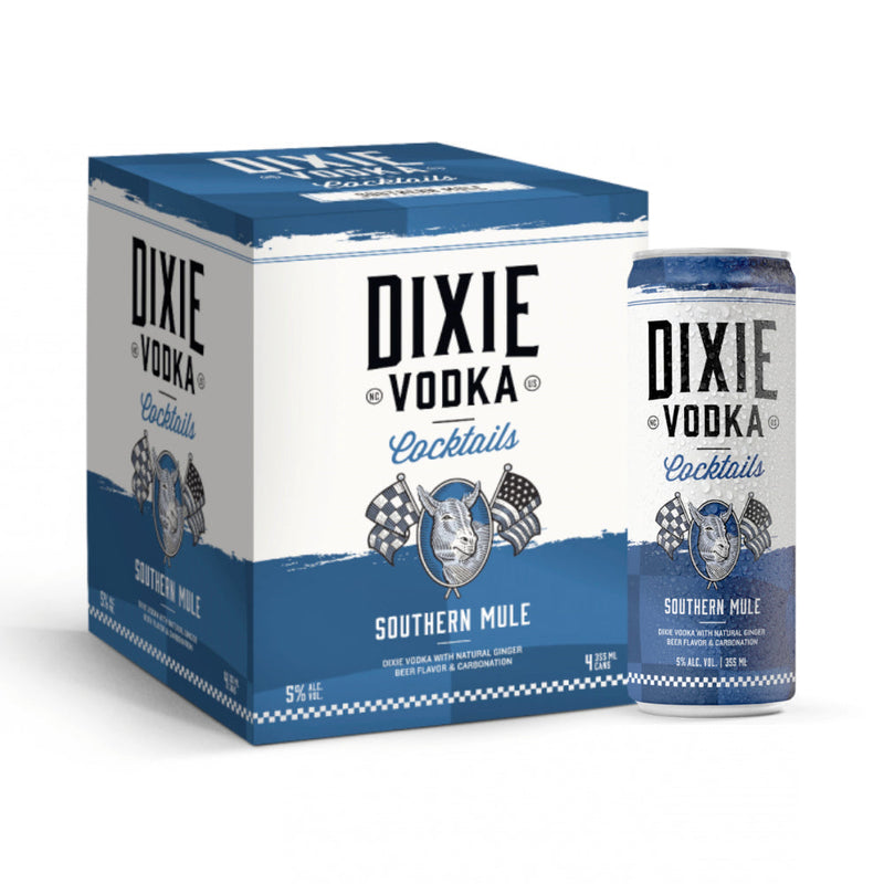 Dixie Vodka Cocktails Southern Mule 4PK - Goro&