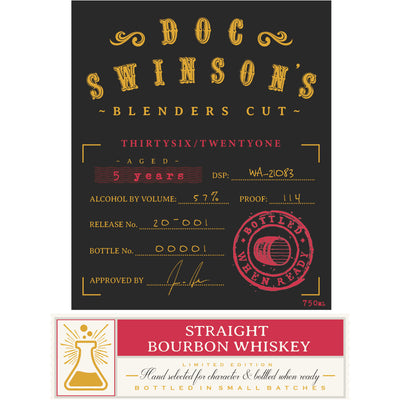 Doc Swinson’s Blender’s Cut Straight Bourbon - Goro's Liquor