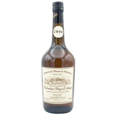 Domaine Du Manoir De Montreuil Calvados Pays d'Auge 2000 - Goro's Liquor