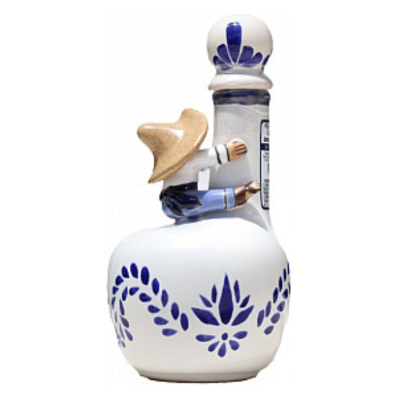 Don Pipocho Extra Anejo White and Blue Ceramic - Goro&