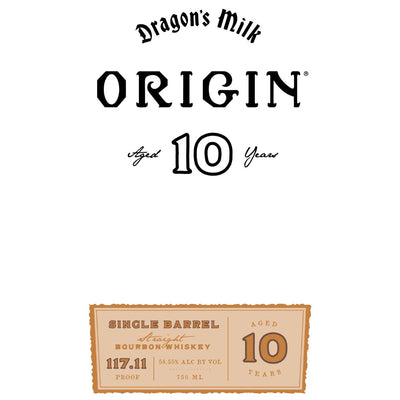 Dragon’s Milk Origin 10 Year Old Single Barrel Bourbon - Goro's Liquor