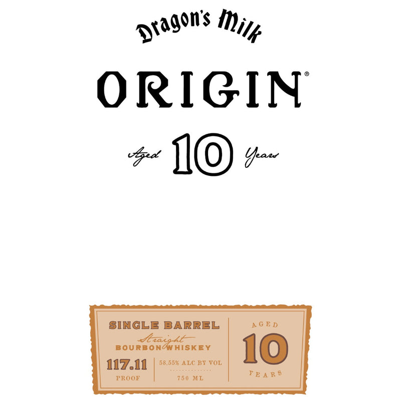 Dragon’s Milk Origin 10 Year Old Single Barrel Bourbon - Goro&