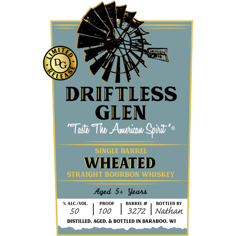 Driftless Glen Single Barrel Wheated Straight Bourbon - Goro&