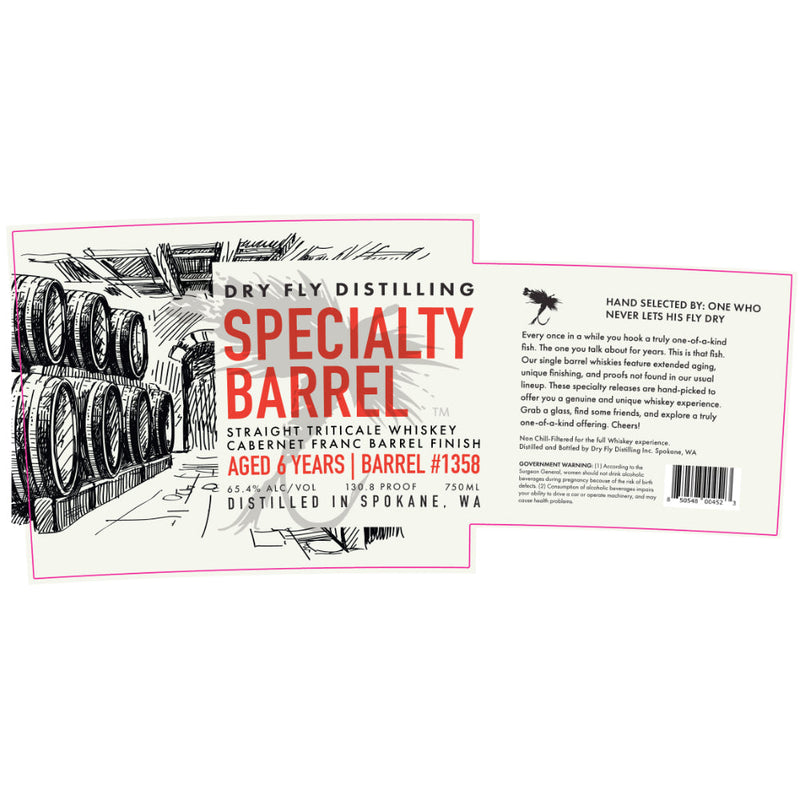 Dry Fly Specialty Barrel Straight Triticale Whiskey - Goro&