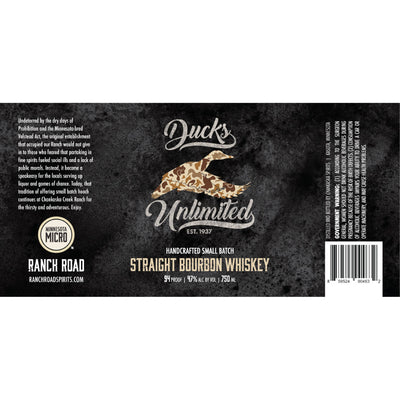 Ducks Unlimited Straight Bourbon Whiskey - Goro's Liquor