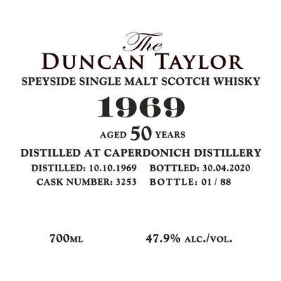 Duncan Taylor Caperdonich Distillery 50 Year Old 1969 - Goro's Liquor
