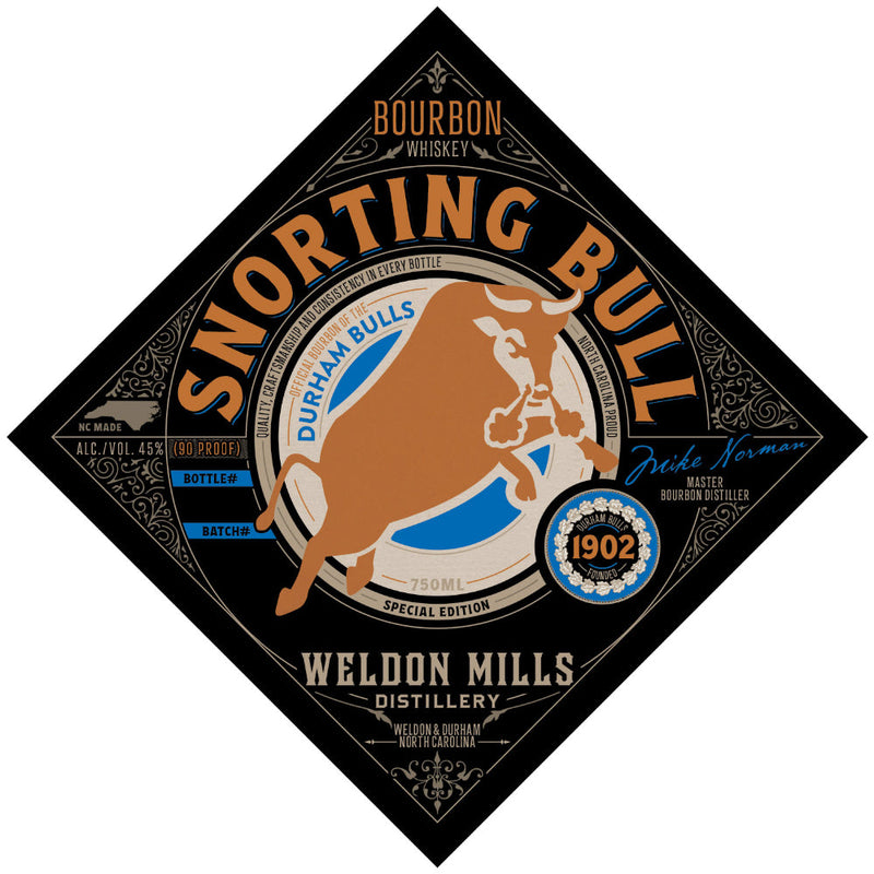 Durham Bulls Snorting Bull Bourbon - Goro&