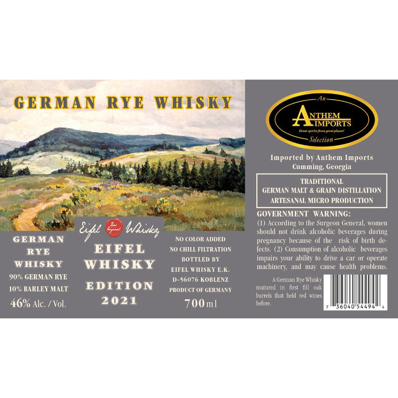 Eifel German Rye Whisky 2021 Edition - Goro&