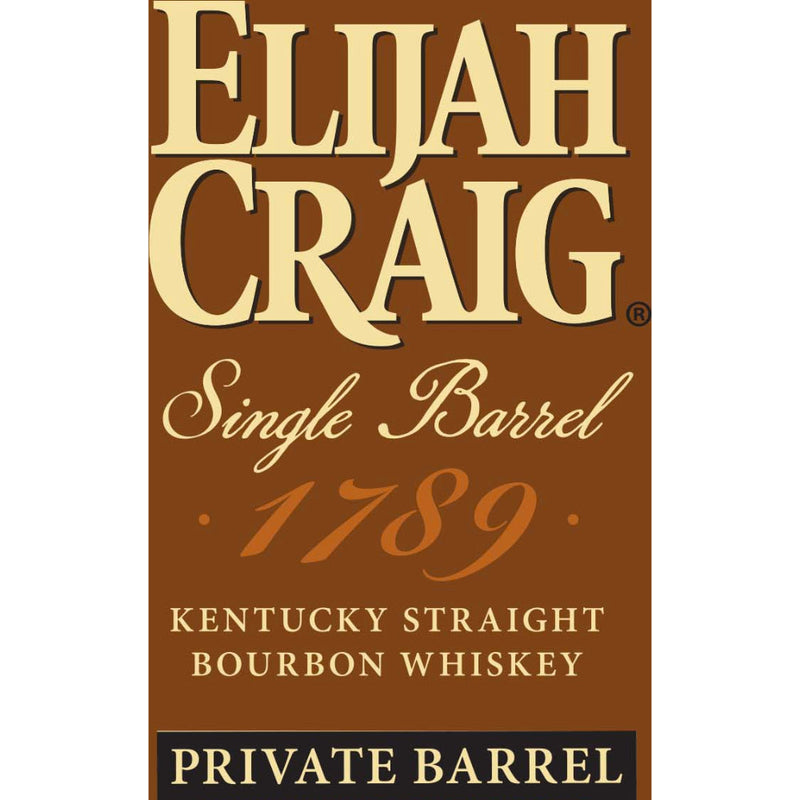 Elijah Craig Barrel Proof Single Barrel - Goro&