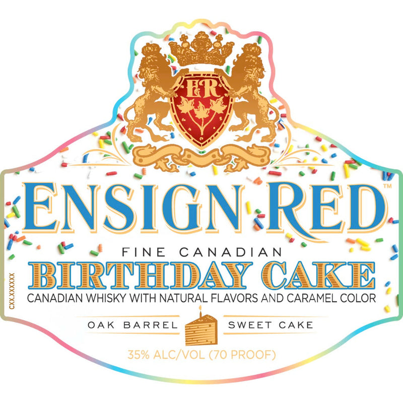 Ensign Red Birthday Cake Canadian Whisky - Goro&