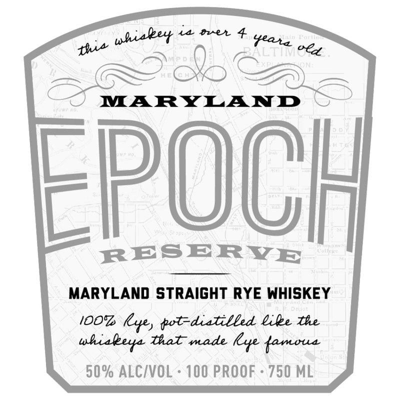 Epoch Reserve Maryland Straight Rye Whiskey - Goro&