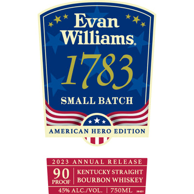 Evan Williams 1783 American Hero Edition 2023 Release 1.75 Liter - Goro's Liquor