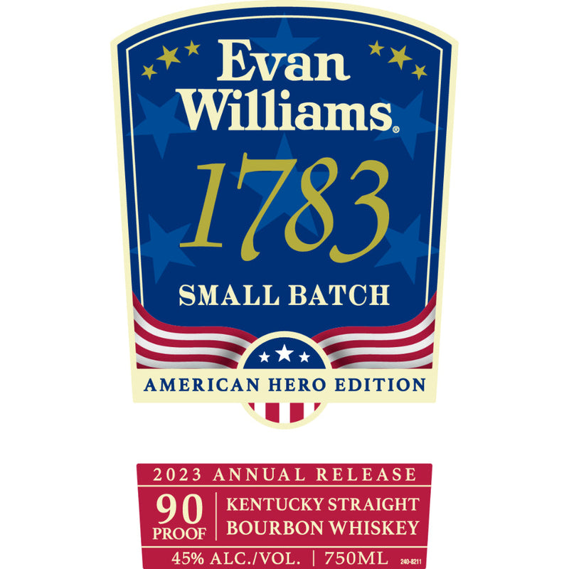 Evan Williams 1783 American Hero Edition 2023 Release 1.75 Liter - Goro&