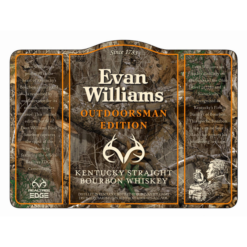 Evan Williams Outdoorsman Edition Limited Edition W/ Realtree EDGE Camouflage 1.75 Liter - Goro&