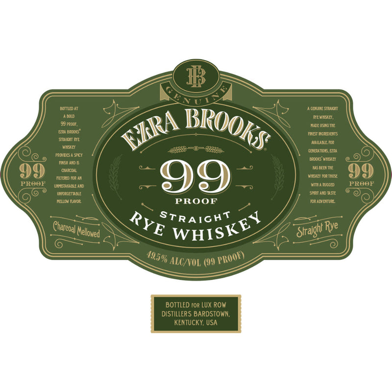 Ezra Brooks 99 Proof Straight Rye - Goro&