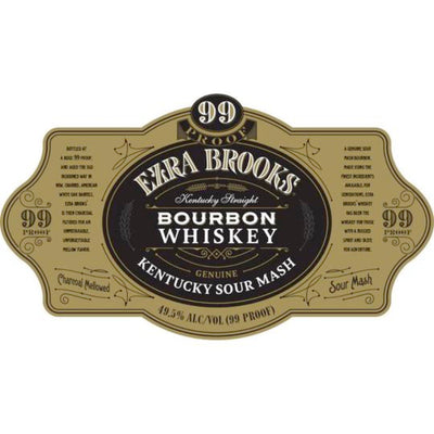 Ezra Brooks Kentucky Sour Mash Straight Bourbon 99 Proof 1.75L - Goro's Liquor