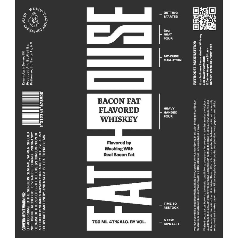 Fathouse Bacon Flavored Whiskey - Goro&